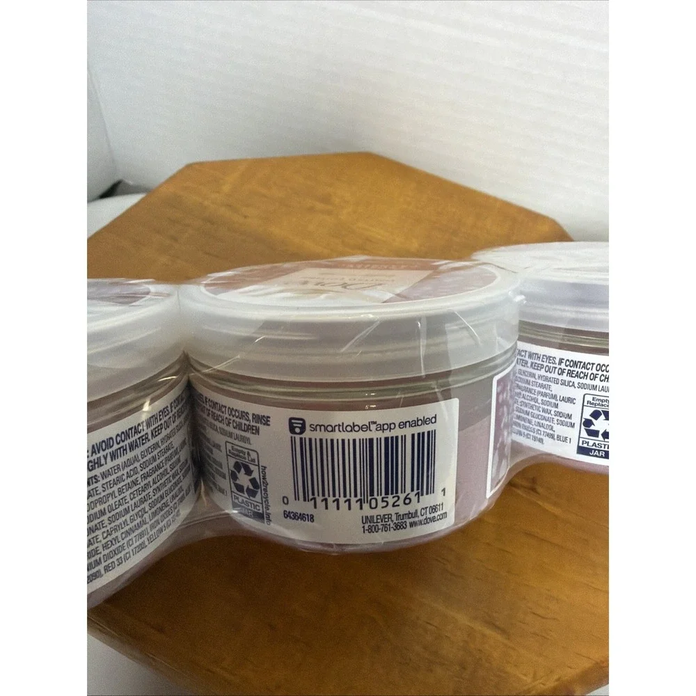 Dove Beauty Body Scrub Holiday Limited Edition- Frosted Cranberry 3.5oz SET OF 3